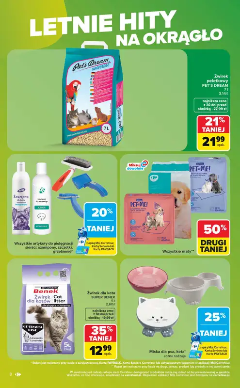 Carrefour - gazetka promocyjna Gazetka Ostatnie sztuki i letnie hity od poniedziałku 27.07 do soboty 08.08 - strona 8