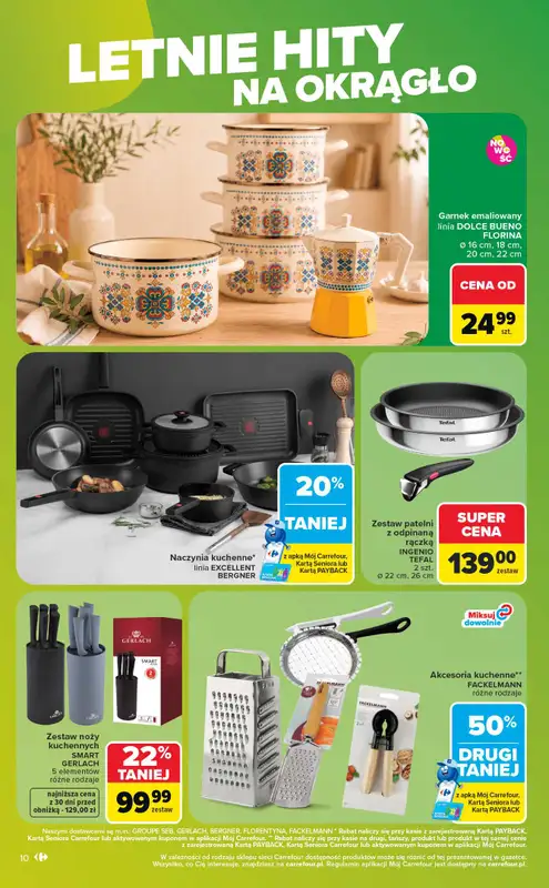 Carrefour - gazetka promocyjna Gazetka Ostatnie sztuki i letnie hity od poniedziałku 27.07 do soboty 08.08 - strona 10