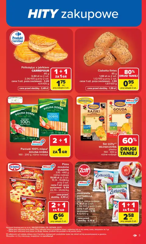 Carrefour Market - gazetka promocyjna Gazetka Carrefour Market od poniedziałku od poniedziałku 27.07 do soboty 01.08 - strona 5