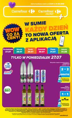 Carrefour Market - gazetka promocyjna Gazetka Wow co za ceny od poniedziałku 27.07 do soboty 01.08