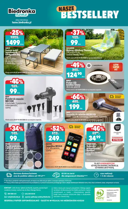 Biedronka Home - gazetka promocyjna Najlepsze oferty od soboty 25.07 do soboty 26.09 - strona 6