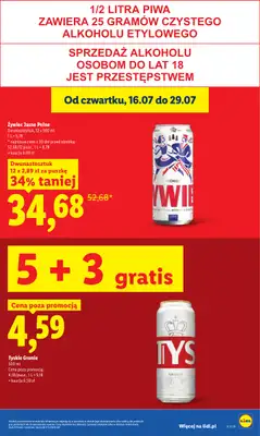 Lidl - gazetka promocyjna Oferta od poniedziałku od poniedziałku 27.07 do środy 29.07 - strona 25