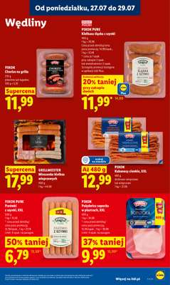 Lidl - gazetka promocyjna Oferta od poniedziałku od poniedziałku 27.07 do środy 29.07 - strona 61
