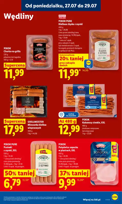 Lidl - gazetka promocyjna Oferta od poniedziałku od poniedziałku 27.07 do środy 29.07 - strona 61