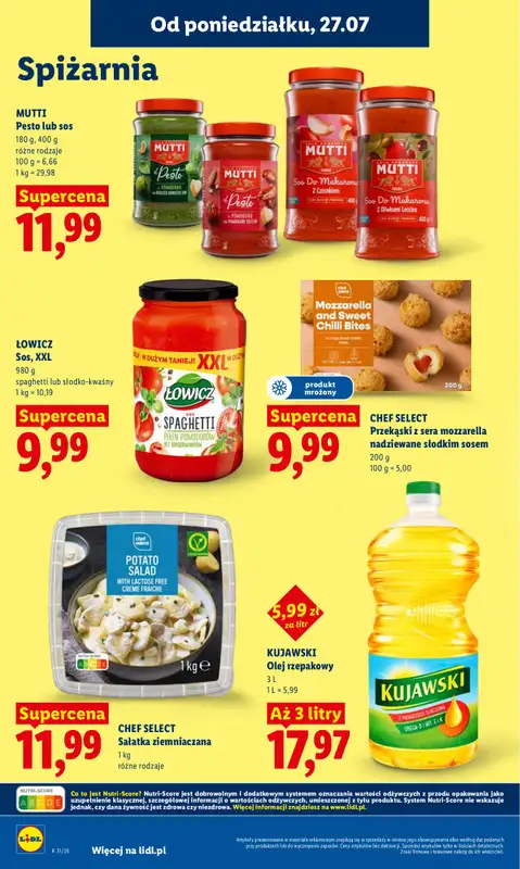 Lidl - gazetka promocyjna Oferta od poniedziałku od poniedziałku 27.07 do środy 29.07 - strona 82