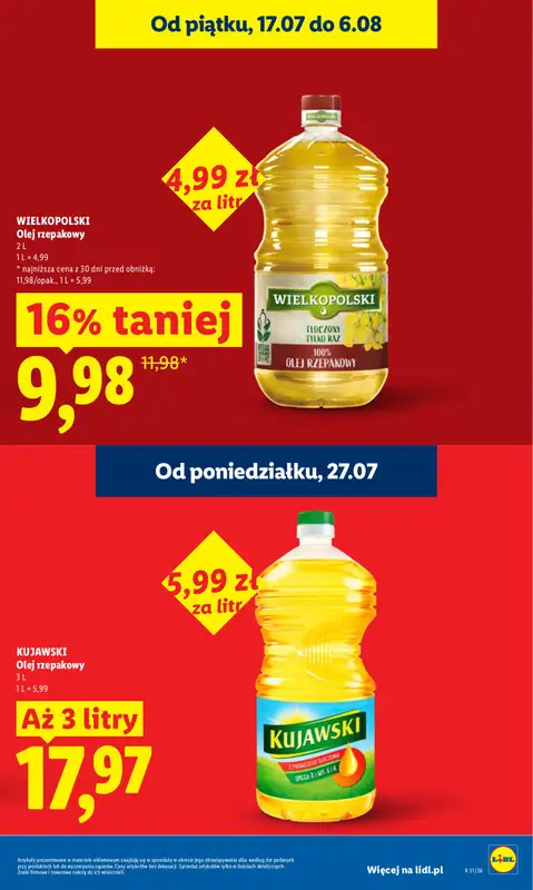 Lidl - gazetka promocyjna Oferta od poniedziałku od poniedziałku 27.07 do środy 29.07 - strona 15