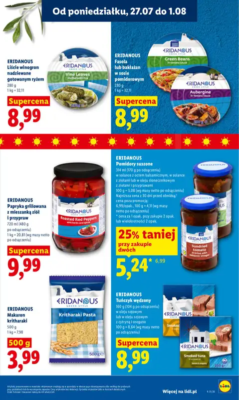 Lidl - gazetka promocyjna Oferta od poniedziałku od poniedziałku 27.07 do środy 29.07 - strona 51