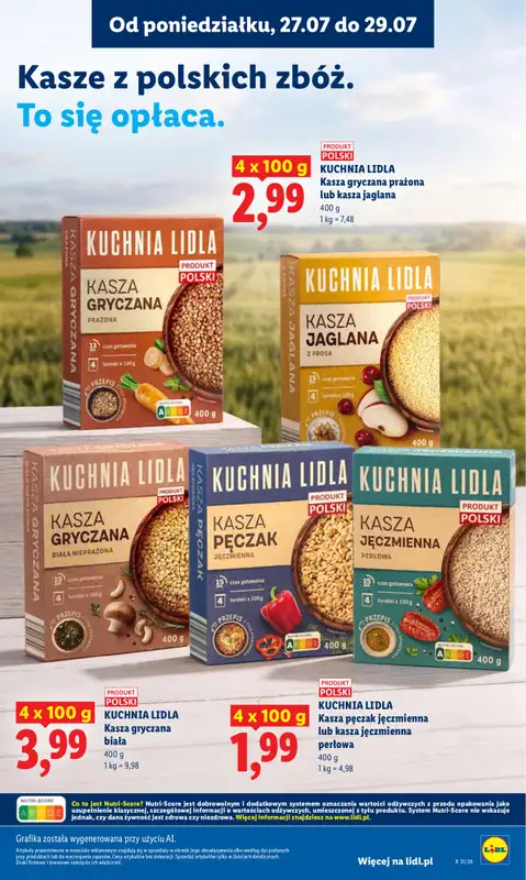 Lidl - gazetka promocyjna Oferta od poniedziałku od poniedziałku 27.07 do środy 29.07 - strona 65