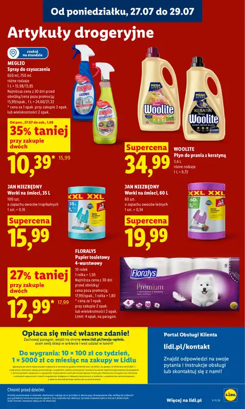Lidl - gazetka promocyjna Oferta od poniedziałku od poniedziałku 27.07 do środy 29.07 - strona 89