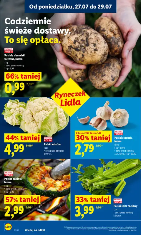 Lidl - gazetka promocyjna Oferta od poniedziałku od poniedziałku 27.07 do środy 29.07 - strona 44