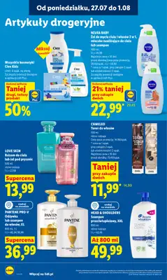 Lidl - gazetka promocyjna Oferta od poniedziałku od poniedziałku 27.07 do środy 29.07 - strona 84