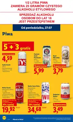 Lidl - gazetka promocyjna Oferta od poniedziałku od poniedziałku 27.07 do środy 29.07 - strona 72