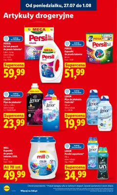 Lidl - gazetka promocyjna Oferta od poniedziałku od poniedziałku 27.07 do środy 29.07 - strona 88