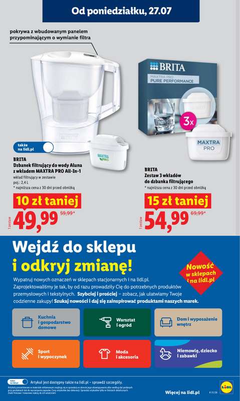 Lidl - gazetka promocyjna Oferta od poniedziałku od poniedziałku 27.07 do środy 29.07 - strona 39