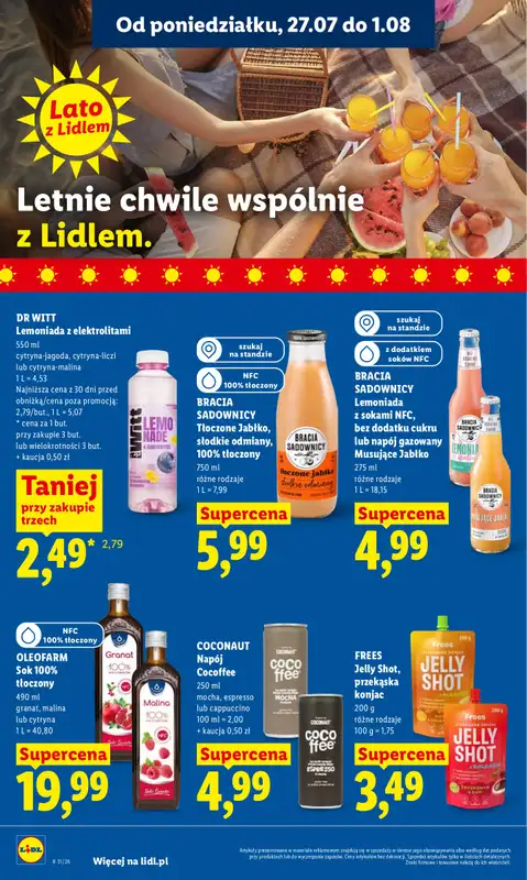 Lidl - gazetka promocyjna Oferta od poniedziałku od poniedziałku 27.07 do środy 29.07 - strona 70