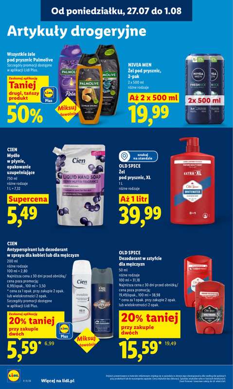 Lidl - gazetka promocyjna Oferta od poniedziałku od poniedziałku 27.07 do środy 29.07 - strona 86