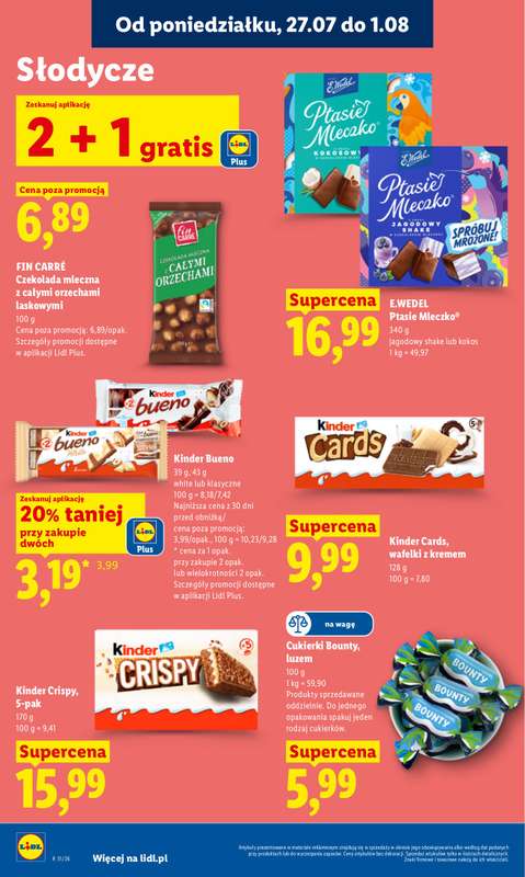 Lidl - gazetka promocyjna Oferta od poniedziałku od poniedziałku 27.07 do środy 29.07 - strona 78