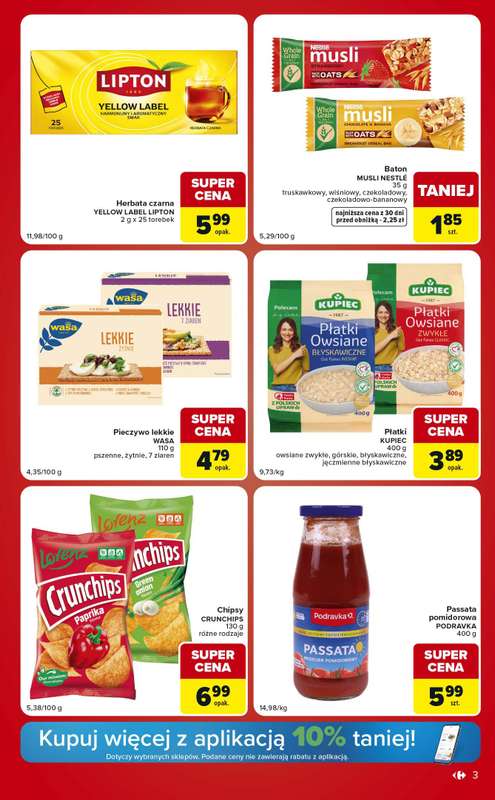Carrefour Market - gazetka promocyjna Gazetka Ekspresowe zakupy od wtorku 28.07 do poniedziałku 03.08 - strona 3