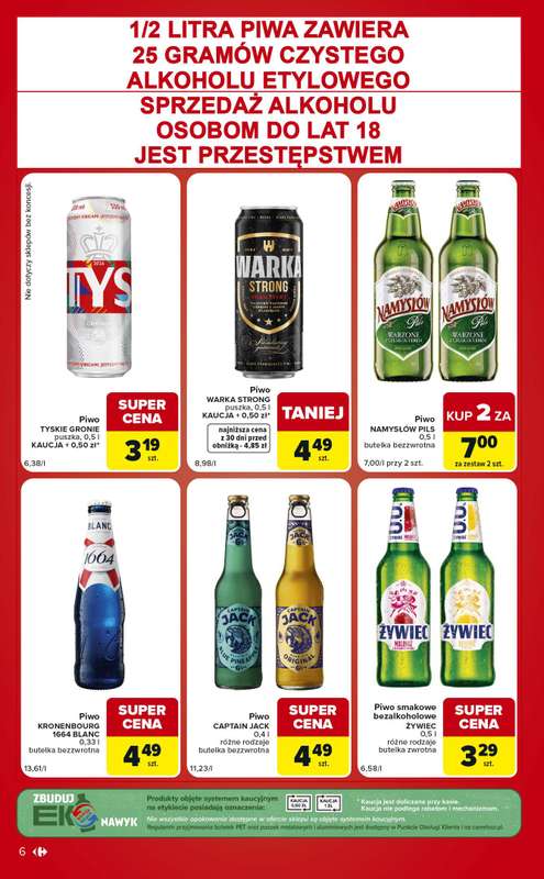 Carrefour Market - gazetka promocyjna Gazetka Ekspresowe zakupy od wtorku 28.07 do poniedziałku 03.08 - strona 6