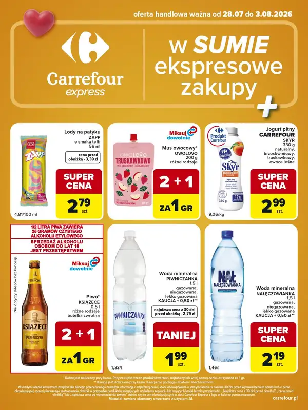 Carrefour Express - gazetka promocyjna Gazetka Express od wtorku 28.07 do poniedziałku 03.08 - strona 2
