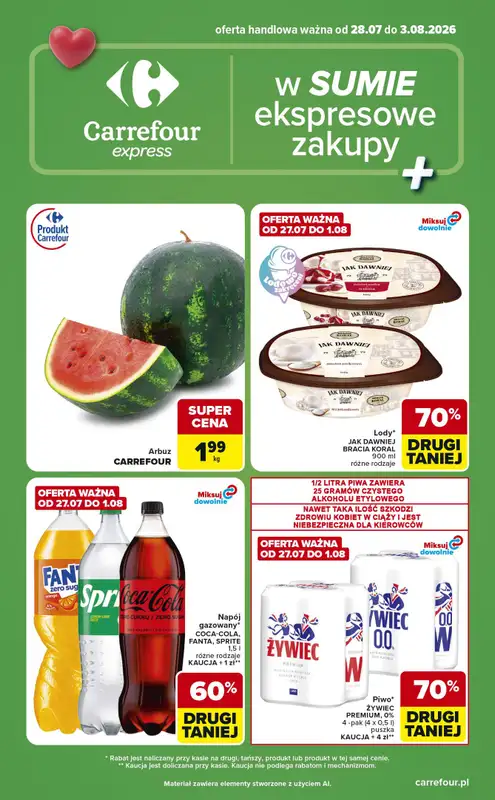 Carrefour Express - gazetka promocyjna Gazetka Express  
