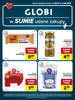 Globi - gazetka promocyjna Gazetka Globi od wtorku 28.07 do poniedziałku 03.08 - strona 2