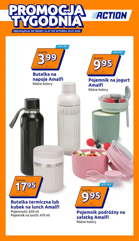 Action - gazetka promocyjna Gazetka od środy 22.07 do wtorku 28.07
