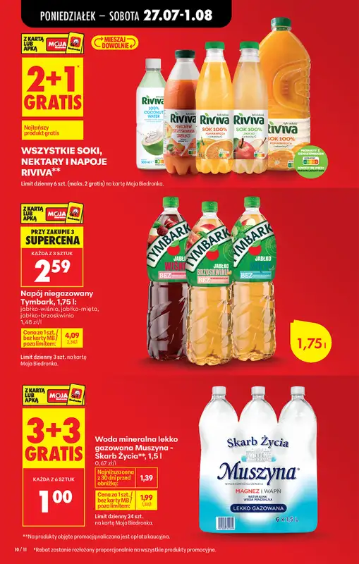Biedronka - gazetka promocyjna Od poniedziałku od poniedziałku 27.07 do soboty 01.08 - strona 12