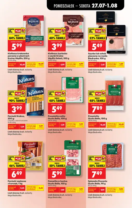 Biedronka - gazetka promocyjna Od poniedziałku od poniedziałku 27.07 do soboty 01.08 - strona 47