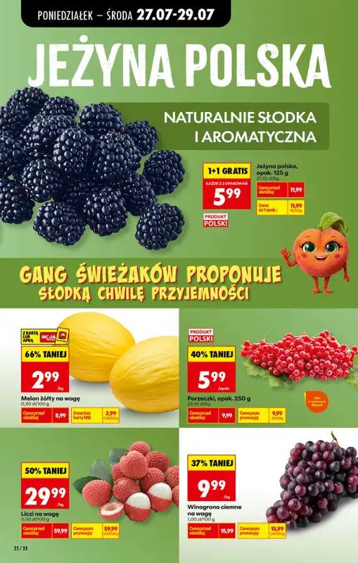 Biedronka - gazetka promocyjna Od poniedziałku od poniedziałku 27.07 do soboty 01.08 - strona 24