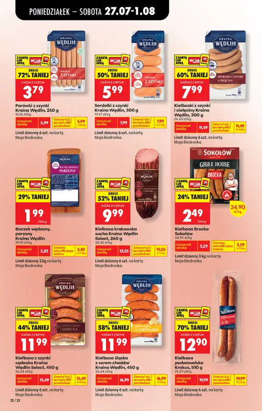 Biedronka - gazetka promocyjna Od poniedziałku od poniedziałku 27.07 do soboty 01.08 - strona 46