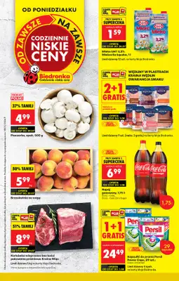 Biedronka - gazetka promocyjna Od poniedziałku od poniedziałku 27.07 do soboty 01.08