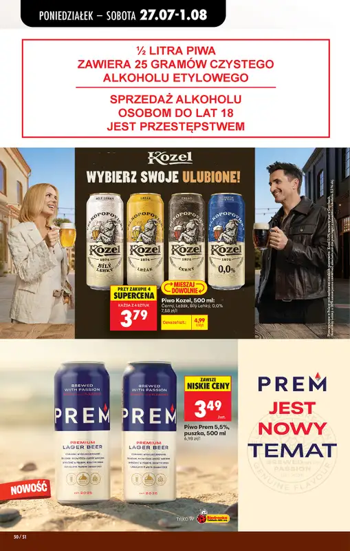Biedronka - gazetka promocyjna Od poniedziałku od poniedziałku 27.07 do soboty 01.08 - strona 74