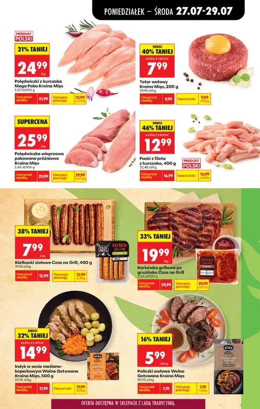 Biedronka - gazetka promocyjna Od poniedziałku, Z ladą tradycyjną od poniedziałku 27.07 do soboty 01.08 - strona 35