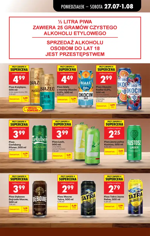 Biedronka - gazetka promocyjna Od poniedziałku, Z ladą tradycyjną od poniedziałku 27.07 do soboty 01.08 - strona 75