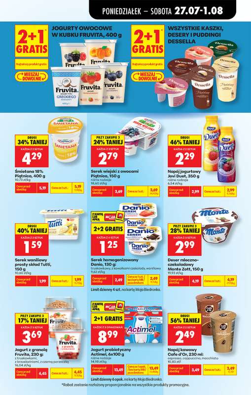 Biedronka - gazetka promocyjna Od poniedziałku, Z ladą tradycyjną od poniedziałku 27.07 do soboty 01.08 - strona 49