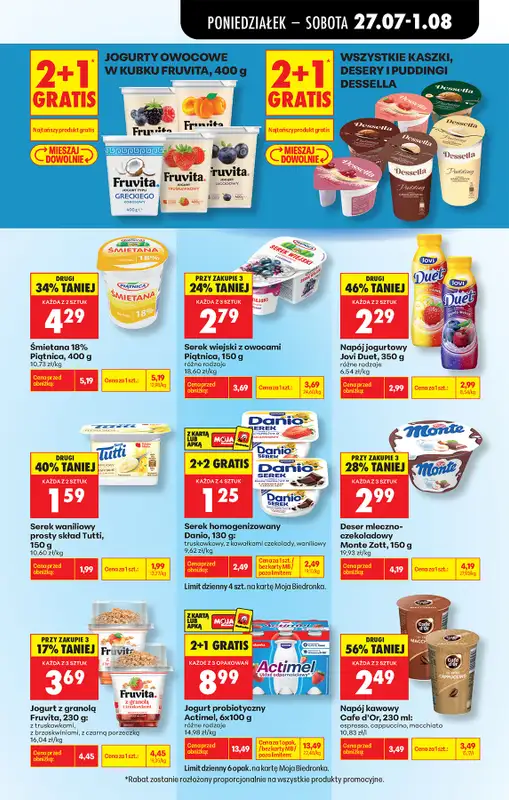 Biedronka - gazetka promocyjna Od poniedziałku, Z ladą tradycyjną od poniedziałku 27.07 do soboty 01.08 - strona 49