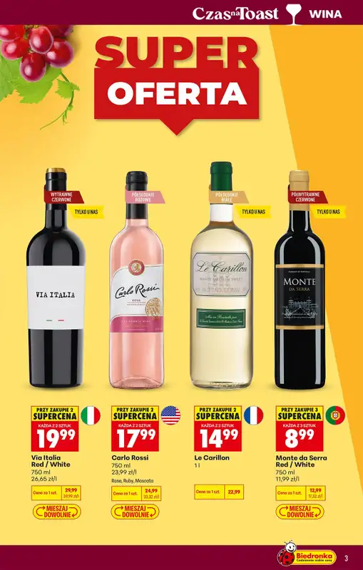 Biedronka - gazetka promocyjna Czas na Toast!   - strona 3