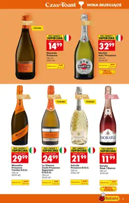 Biedronka - gazetka promocyjna Czas na Toast! od poniedziałku 27.07 do soboty 08.08 - strona 5