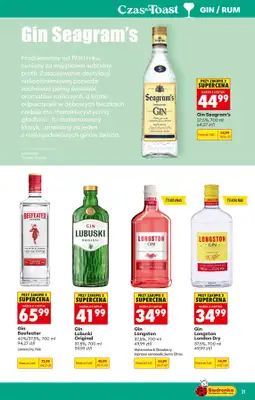 Biedronka - gazetka promocyjna Czas na Toast! od poniedziałku 27.07 do soboty 08.08 - strona 31