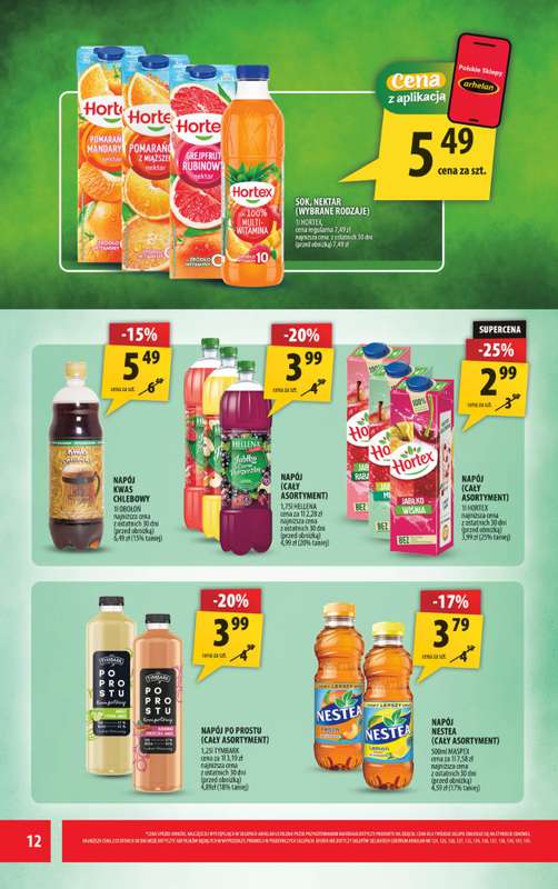 Arhelan - gazetka promocyjna Gazetka od piątku 31.07 do niedzieli 09.08 - strona 12