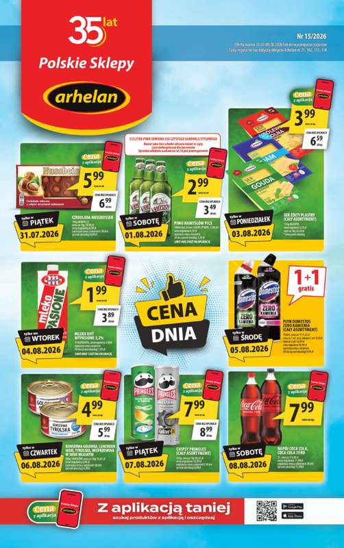 Arhelan - gazetka promocyjna Gazetka od piątku 31.07 do niedzieli 09.08
