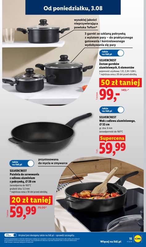 Lidl - gazetka promocyjna Katalog od poniedziałku 03.08 do soboty 08.08 - strona 17