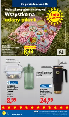Lidl - gazetka promocyjna Katalog od poniedziałku 03.08 do soboty 08.08 - strona 18
