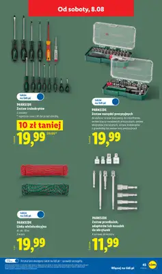 Lidl - gazetka promocyjna Katalog od poniedziałku 03.08 do soboty 08.08 - strona 51