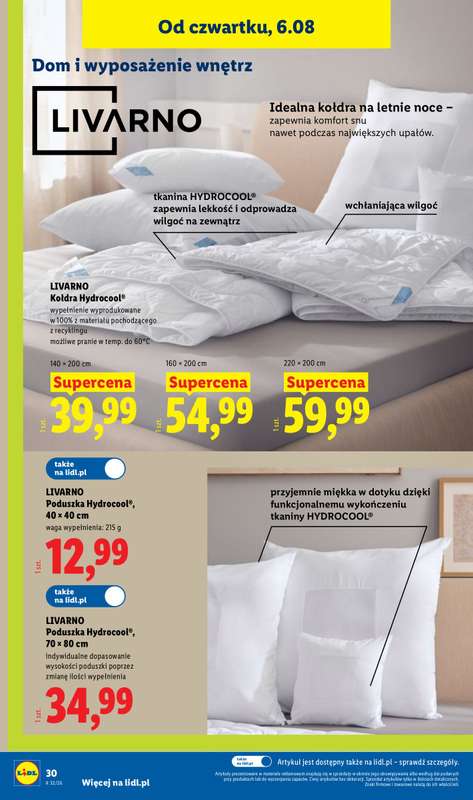 Lidl - gazetka promocyjna Katalog od poniedziałku 03.08 do soboty 08.08 - strona 36