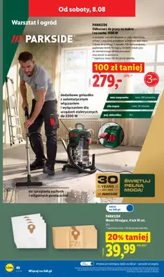Lidl - gazetka promocyjna Katalog od poniedziałku 03.08 do soboty 08.08 - strona 46