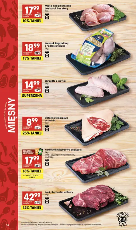 Delikatesy Centrum - gazetka promocyjna Gazetka od czwartku 30.07 do środy 05.08 - strona 14