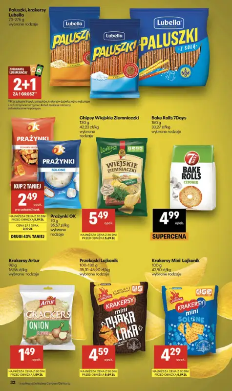 Delikatesy Centrum - gazetka promocyjna Gazetka od czwartku 30.07 do środy 05.08 - strona 32