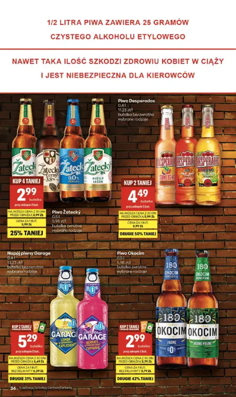 Delikatesy Centrum - gazetka promocyjna Gazetka od czwartku 30.07 do środy 05.08 - strona 34